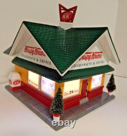 Dept 56 The Original Snow Village Krispy Kreme Doughnut Shop #55071 Nice! WithBox