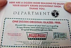 Dept 56 The Original Snow Village Krispy Kreme Doughnut Shop #55071 Nice! WithBox