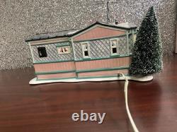 Dept 56 The Original Snow Village Lot 57, Christmas Court Works Great. No Box