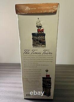 Dept 56 The Times Tower New Years Special Edition As Is Christmas in the City NY