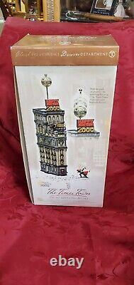 Dept 56 The Times Tower Times Square 2000 Gift Set With Original Box