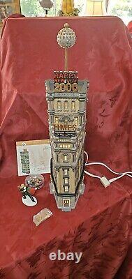 Dept 56 The Times Tower Times Square 2000 Gift Set With Original Box