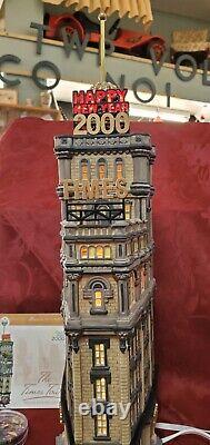 Dept 56 The Times Tower Times Square 2000 Gift Set With Original Box