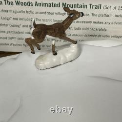 Dept 56 Through The Woods Animated Mountain Trail #52791 Christmas Village Acc