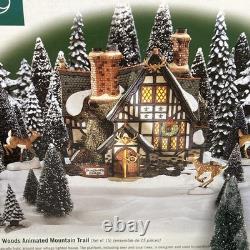 Dept 56 Through The Woods Animated Mountain Trail #52791 Christmas Village Acc