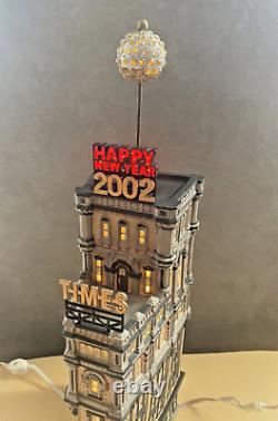 Dept 56 Times Tower Special Edition Original Box Has All Pieces Lights Work READ