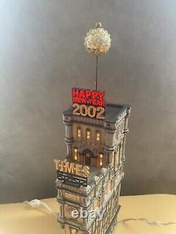 Dept 56 Times Tower Special Edition Original Box Has All Pieces Lights Work READ