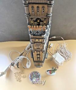 Dept 56 Times Tower Special Edition Original Box Has All Pieces Lights Work READ