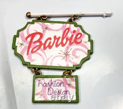 Dept 56 Valentine North Pole BARBIE BOUTIQUE Celebrate Love Fashion Mattel 56739
