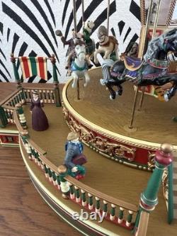 Dept 56 Victorian Carousel Animated Christmas Village Fairground Display