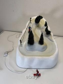 Dept 56 Village Accessories SKI SLOPE Animated #52733 Tested IN BOX