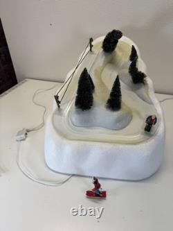 Dept 56 Village Accessories SKI SLOPE Animated #52733 Tested IN BOX