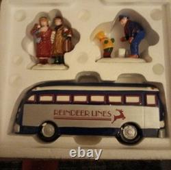 Dept 56 Village Animated Skating Pond with all accessories shown