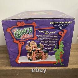 Dept 56 Village How The Grinch Stole Christmas Cindy Lou Who's House Mint In Box