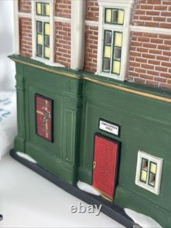Dept 56 Visiting Santa At Finestrom's Christmas Village Building & Figure