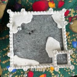 Dept 56 White Castle Hamburger Original Snow Village Light-Up Ceramic Christmas