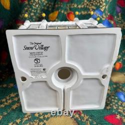 Dept 56 White Castle Hamburger Original Snow Village Light-Up Ceramic Christmas