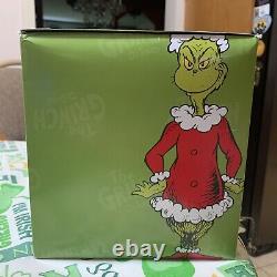 Dept 56 Who-Ville Toy Store The Grinch Dr Seuss Light Up Retired Rare Brand New