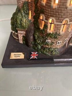 Dept 56 Windsor Castle Dickens Village Historical Landmark Series With Flag