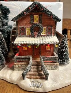 Dept. 56 Winters Frost Creek Mill House Magic of Winter Lighted Village RARE