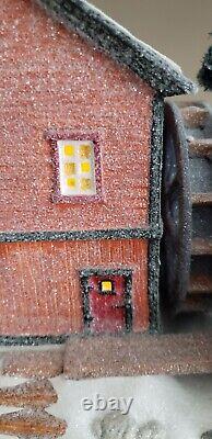 Dept. 56 Winters Frost Creek Mill House Magic of Winter Lighted Village RARE