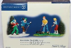 Dept 56 Work A Little, Play A Little Snow Village 55208 Christmas