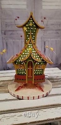 Dept 56 Xmas Village Holiday Patience Brewster House light 15 large home RARE