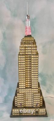 Dept 56 -empire State Building 59207 Rare Christmas In The City See Notes