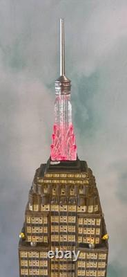 Dept 56 -empire State Building 59207 Rare Christmas In The City See Notes