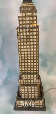 Dept 56 -empire State Building 59207 Rare Christmas In The City See Notes