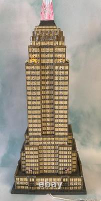 Dept 56 -empire State Building 59207 Rare Christmas In The City See Notes