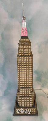 Dept 56 -empire State Building 59207 Rare Christmas In The City See Notes
