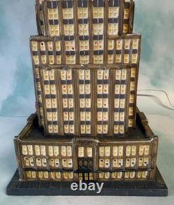 Dept 56 -empire State Building 59207 Rare Christmas In The City See Notes