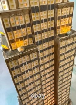 Dept 56 -empire State Building 59207 Rare Christmas In The City See Notes