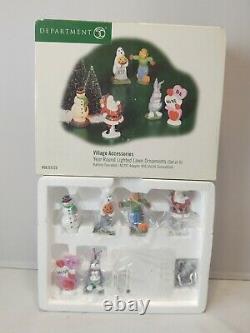 Dept 56 village accessories year-round lawn ornaments Christmas Halloween Easter