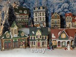 Dickens Collectibles 29 Piece Village, 12 Houses, 8 Trees, 9 Accessories