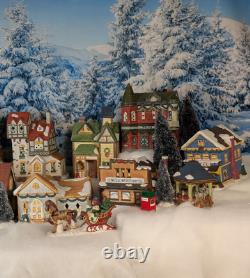 Dickens Collectibles 29 Piece Village, 12 Houses, 8 Trees, 9 Accessories