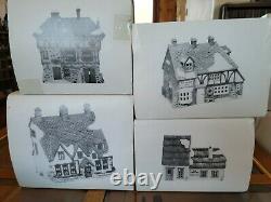 Dickens Village Dept 56 Heritage Collection Huge Lot of 23 Boxes & Accessories