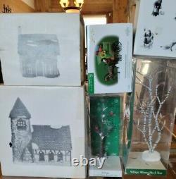 Dickens Village Dept 56 Heritage Collection Huge Lot of 23 Boxes & Accessories