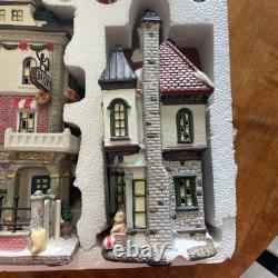 Dickens Village Set Vintage Complete Houses Skating Rink People Christmas K-Mart