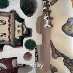 Dickens Village Set Vintage Complete Houses Skating Rink People Christmas K-Mart