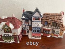 Dickens Village Shops Department 56 Set of 7 Pristine Condition