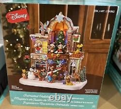 Disney Animated Holiday Illuminated Toy Shop with Music I NEW 2024