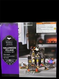 Disney Berkley Jensen Animated Halloween Village, 5 pc
