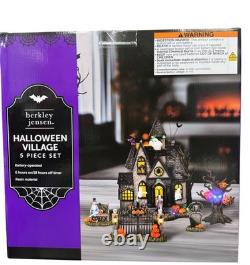 Disney Berkley Jensen Animated Halloween Village, 5 pc