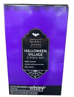 Disney Berkley Jensen Animated Halloween Village, 5 pc
