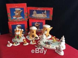 Disney Christmas Collection Winnie The Pooh 100 Acre Wood Village