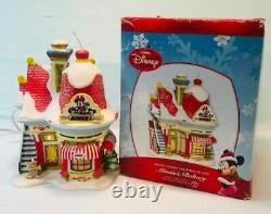 Disney Department 56 Mickey's Merry Christmas Village Minnie's Bakery