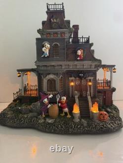 Disney Halloween Spooky Village Town Haunted House Music Sounds Costco 12 Pcs