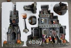Disney Halloween Spooky Village Town Haunted House Music Sounds Costco 12 Pcs